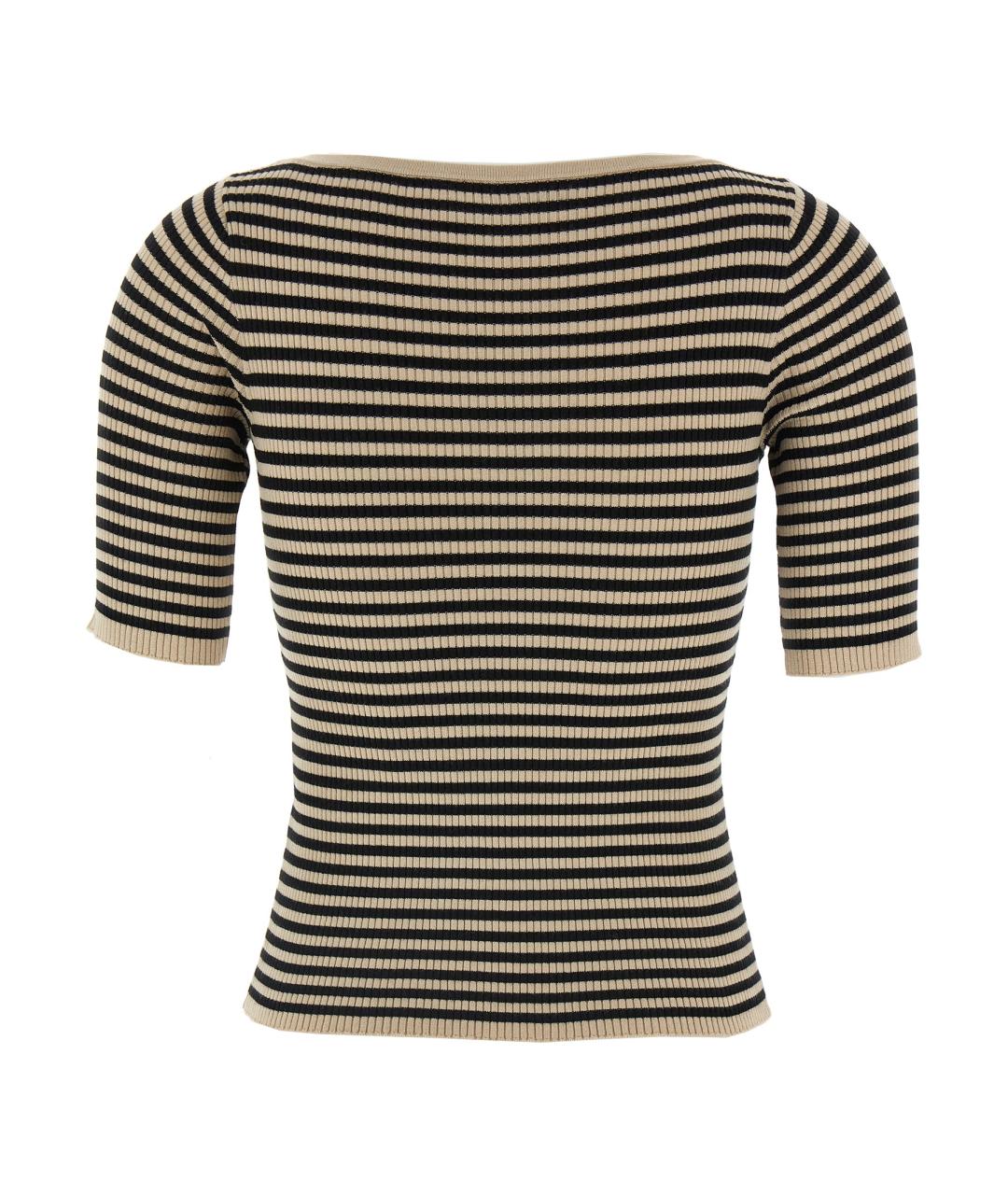 WEEKEND MAX MARA Бежевая футболка, фото 2