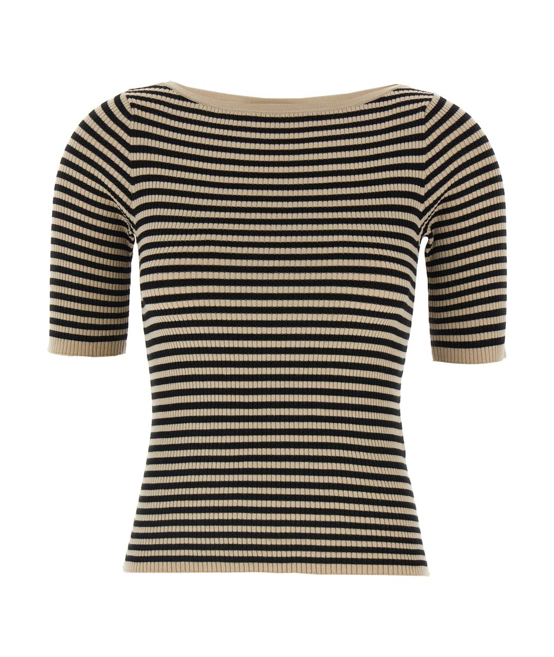 WEEKEND MAX MARA Бежевая футболка, фото 1