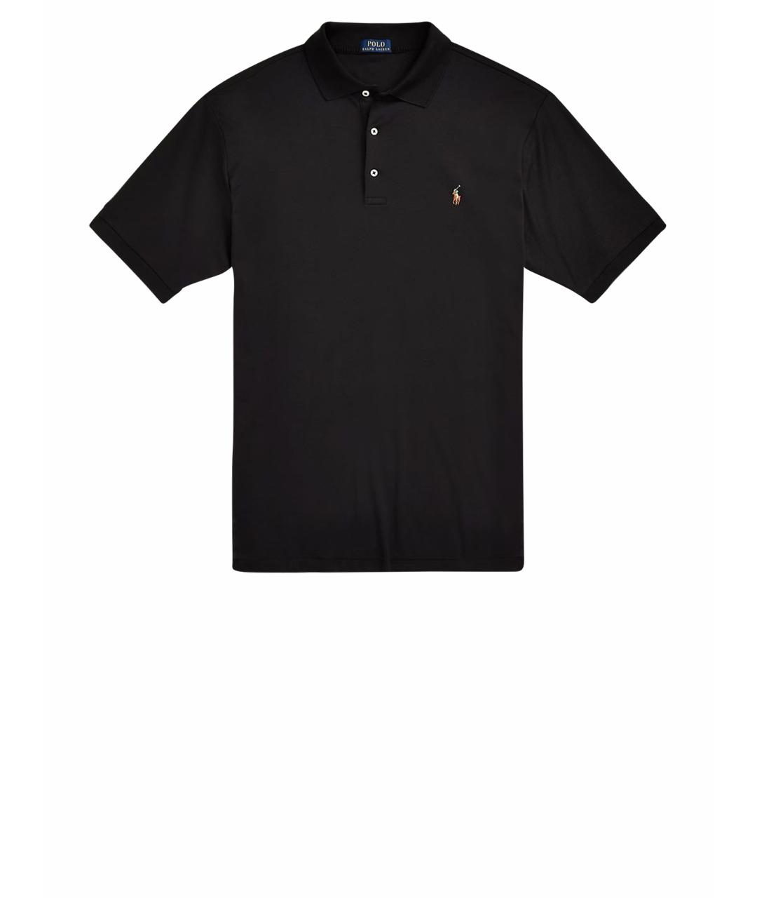 POLO RALPH LAUREN Черная хлопковая футболка, фото 1