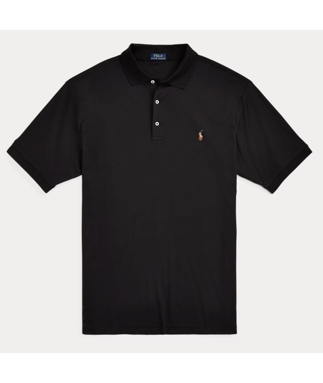 POLO RALPH LAUREN Черная хлопковая футболка, фото 6