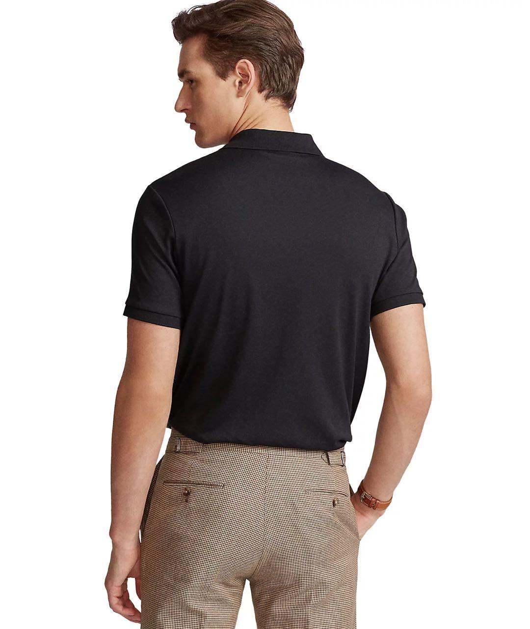 POLO RALPH LAUREN Черная хлопковая футболка, фото 5