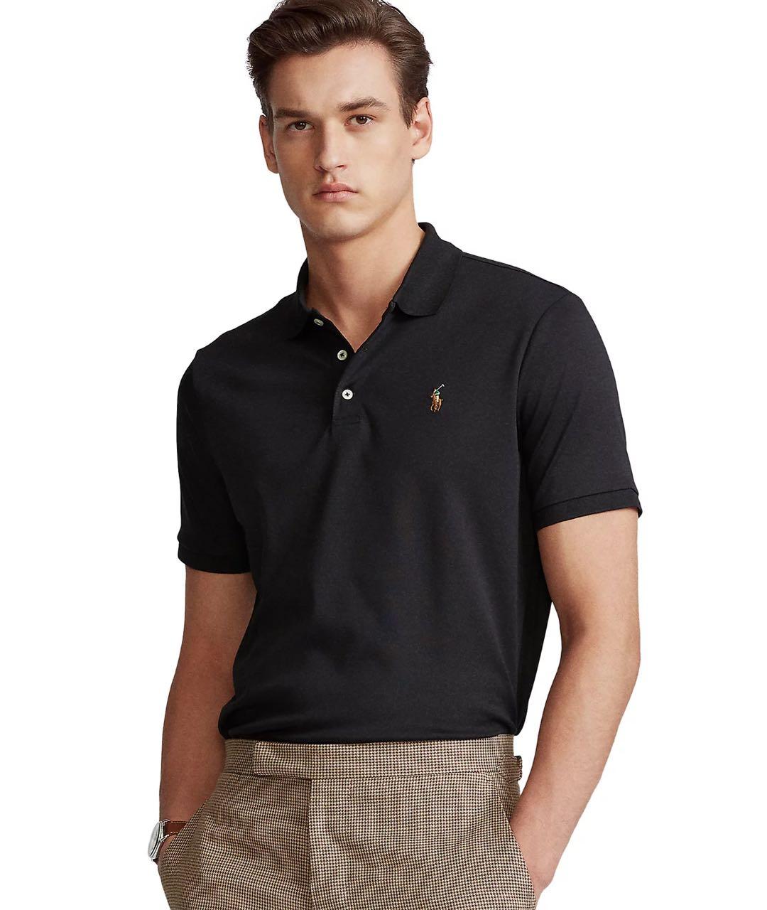 POLO RALPH LAUREN Черная хлопковая футболка, фото 3