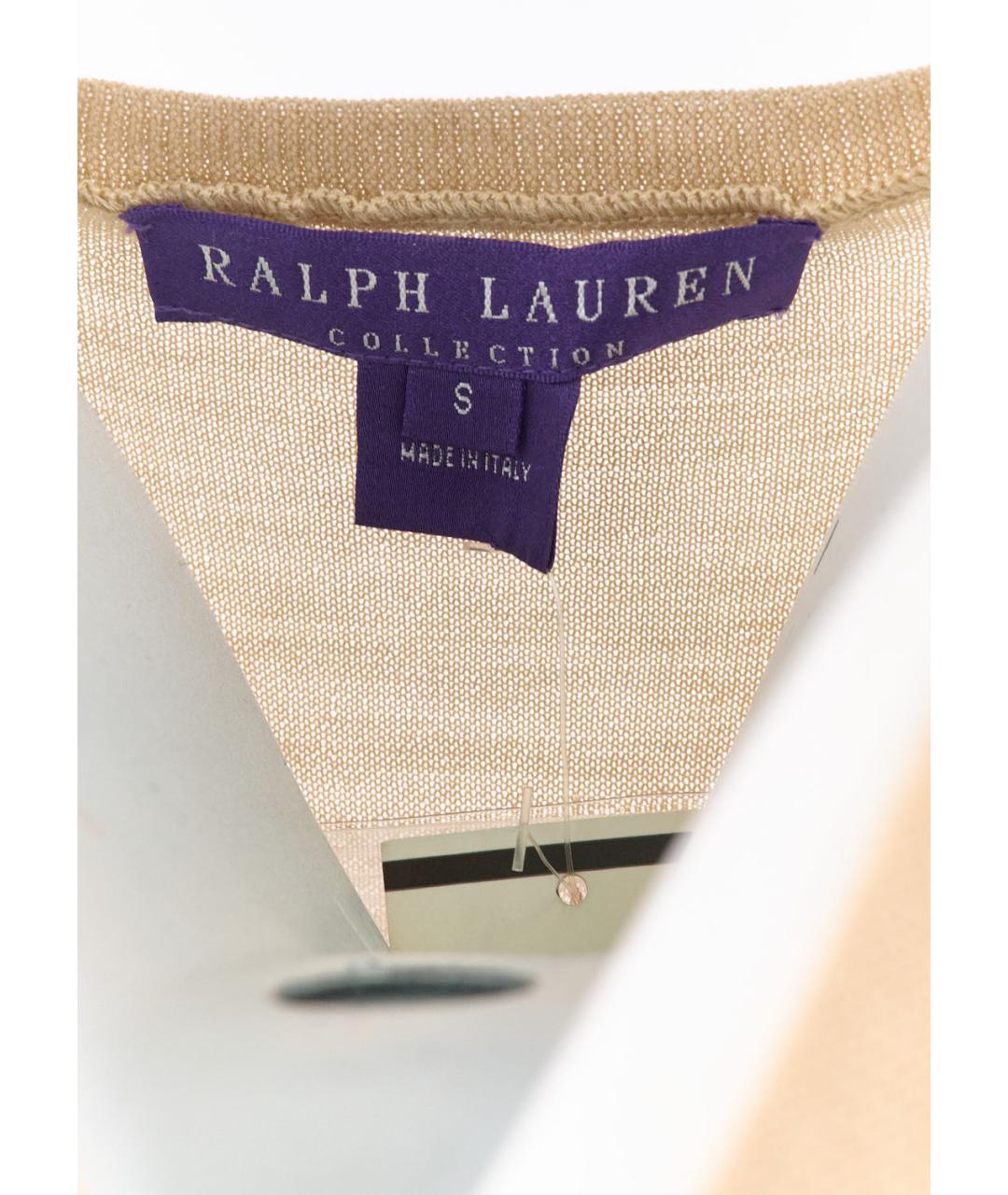 RALPH LAUREN COLLECTION Бежевый кашемировый жилет, фото 3