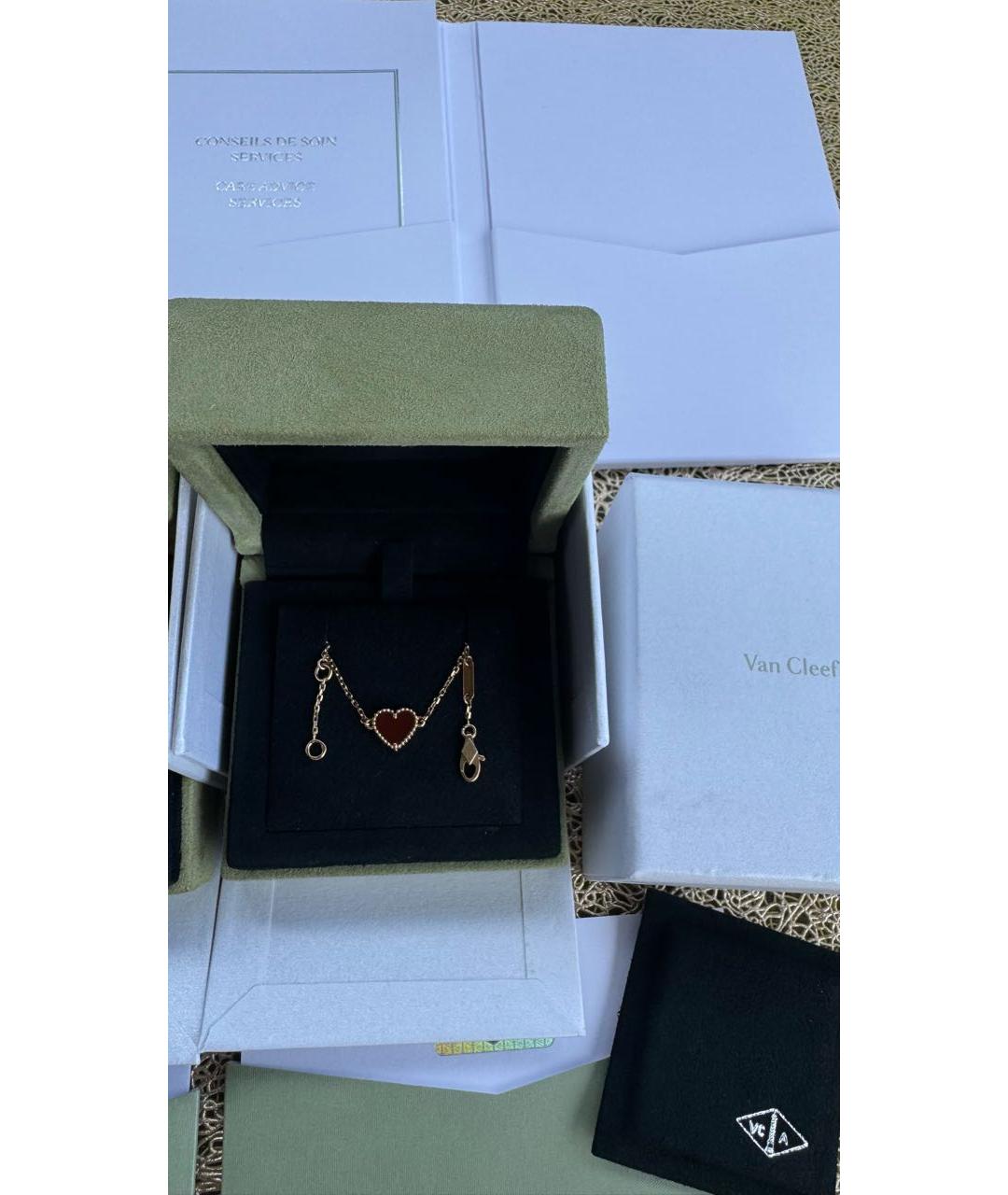 VAN CLEEF & ARPELS Красный браслет из розового золота, фото 3