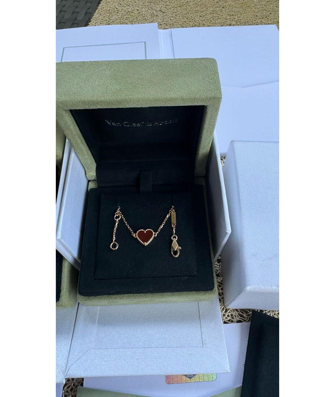 VAN CLEEF & ARPELS Красный браслет из розового золота, фото 4