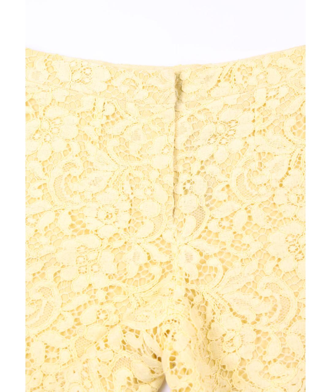 DOLCE&GABBANA Желтый хлопковый костюм с брюками, фото 6
