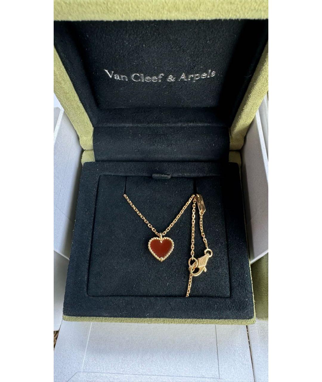 VAN CLEEF & ARPELS Бордовая подвеска из розового золота, фото 5