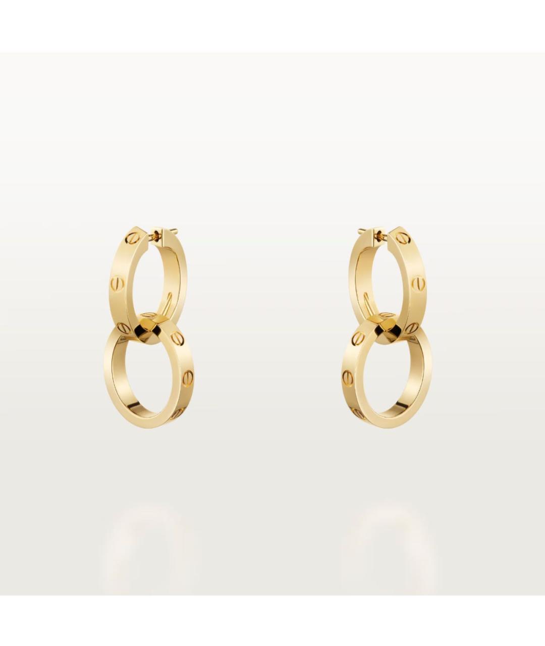CARTIER Золотые серьги из желтого золота, фото 6