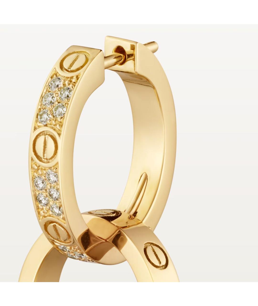 CARTIER Золотые серьги из желтого золота, фото 7
