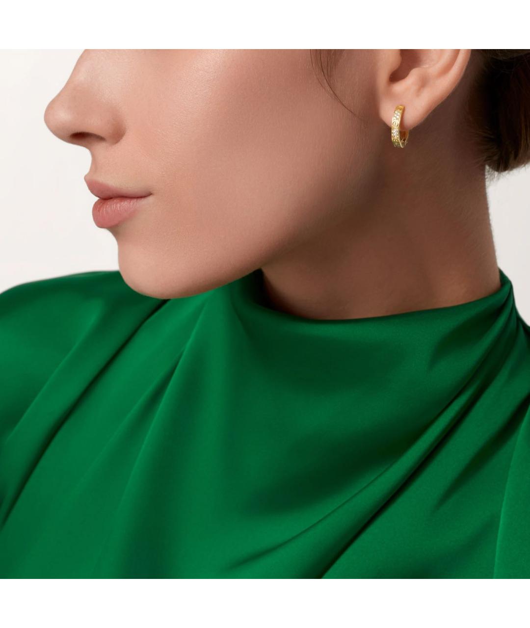 CARTIER Золотые серьги из желтого золота, фото 2