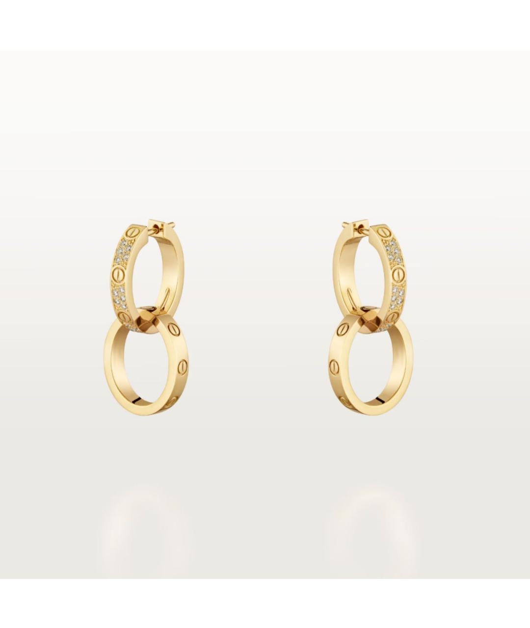 CARTIER Золотые серьги из желтого золота, фото 9