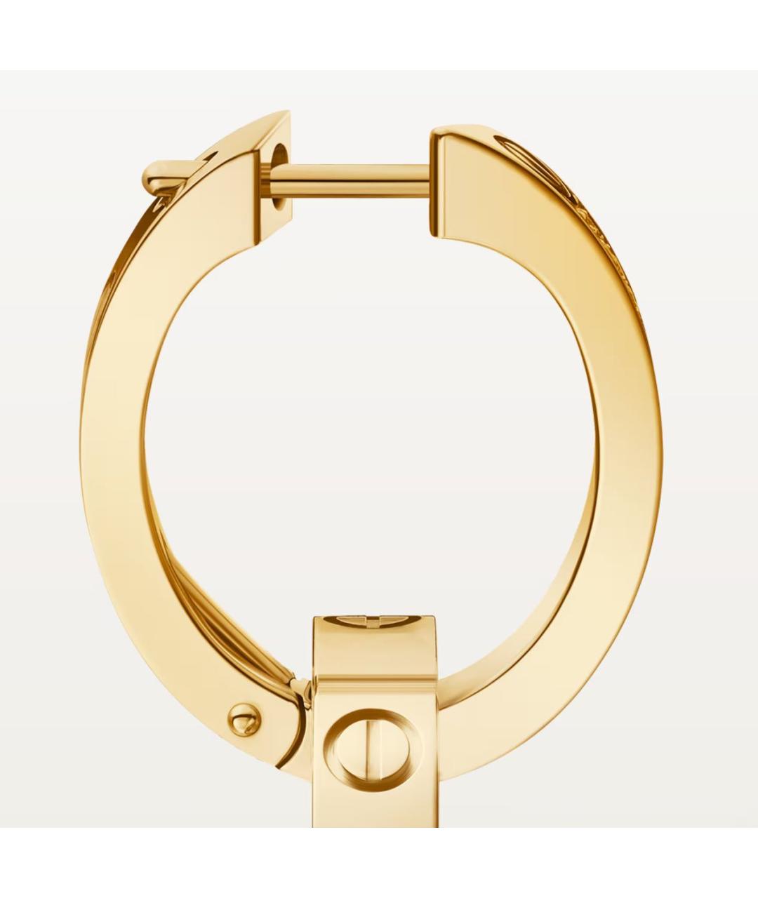 CARTIER Золотые серьги из желтого золота, фото 5
