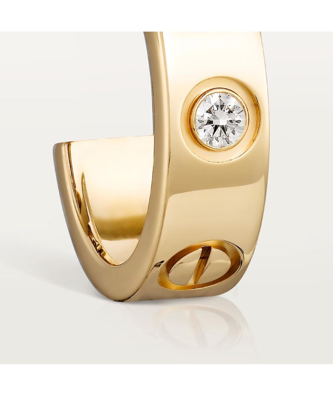 CARTIER Золотые серьги из желтого золота, фото 3
