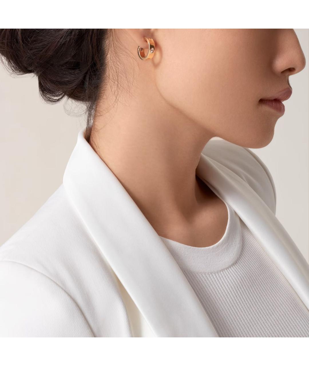 CARTIER Золотые серьги из желтого золота, фото 2