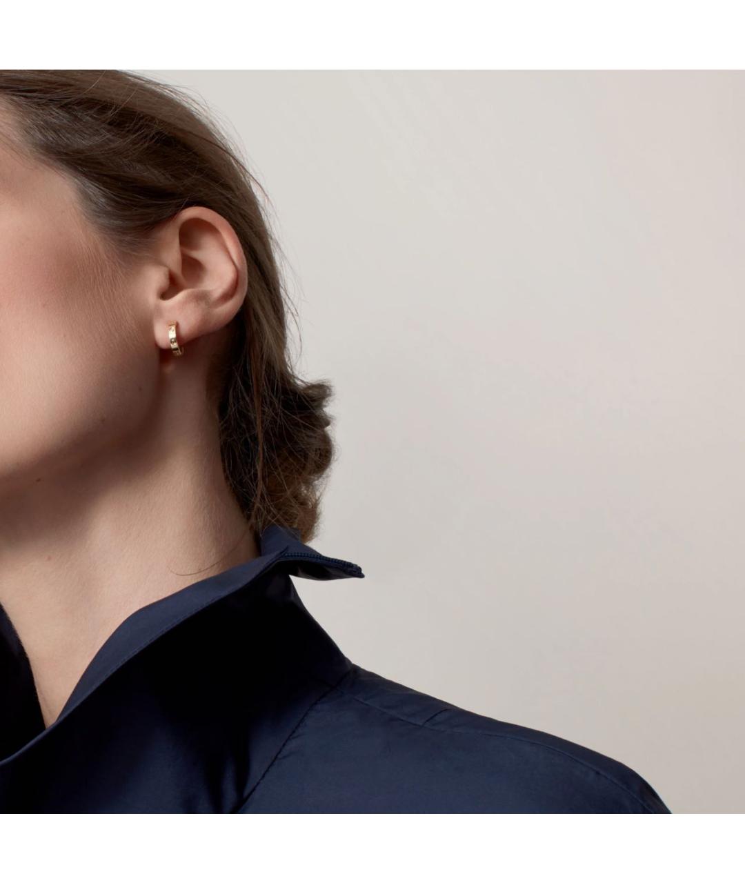 CARTIER Золотые серьги из желтого золота, фото 2