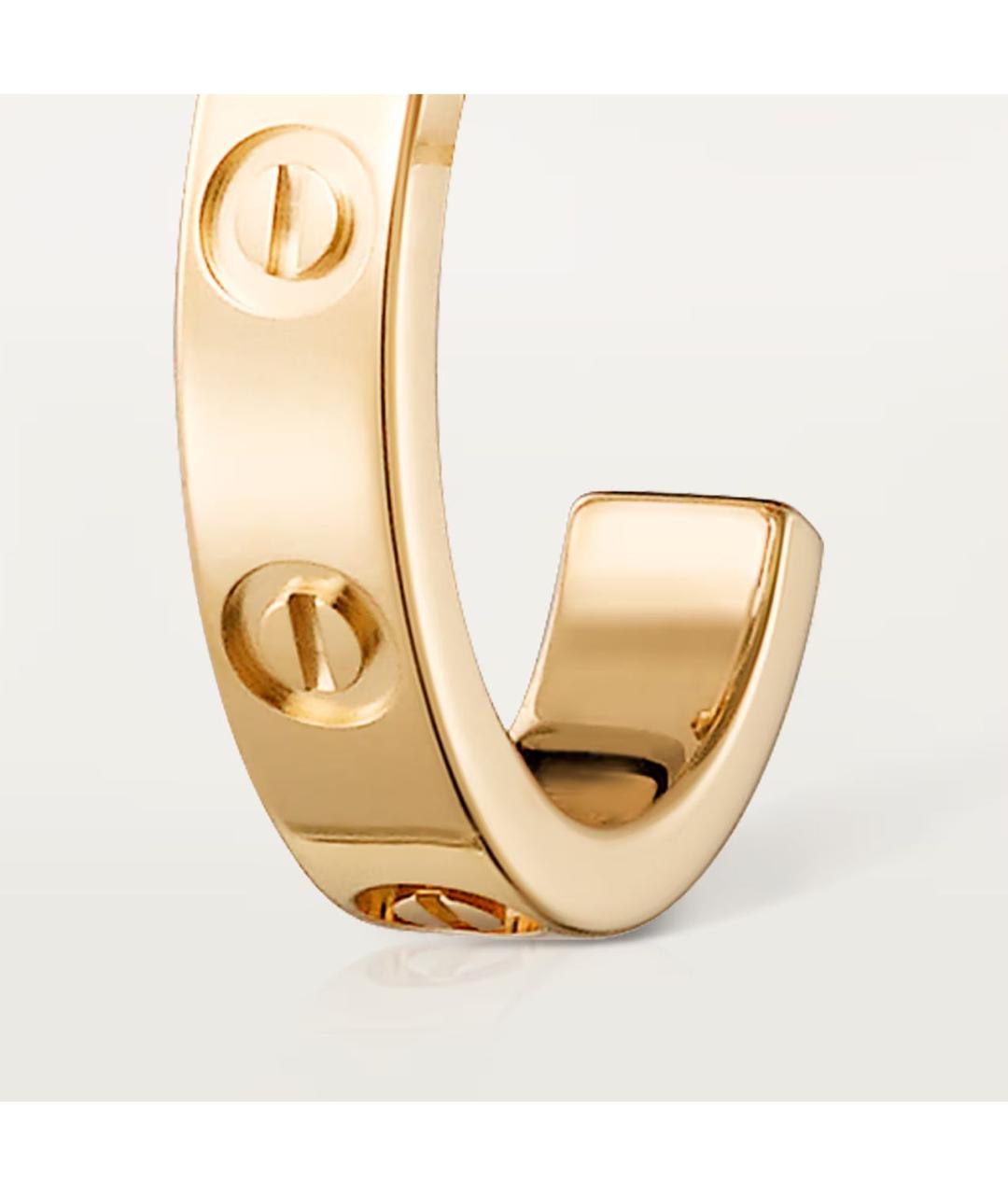 CARTIER Золотые серьги из желтого золота, фото 3