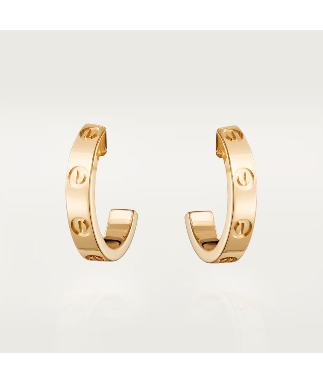 CARTIER Золотые серьги из желтого золота, фото 7