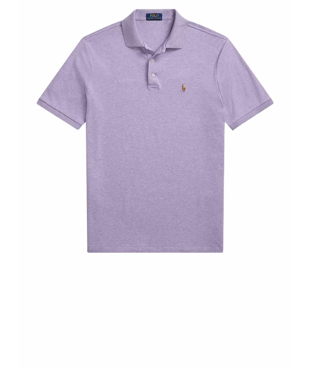 POLO RALPH LAUREN Хлопковое поло с коротким рукавом, фото 1
