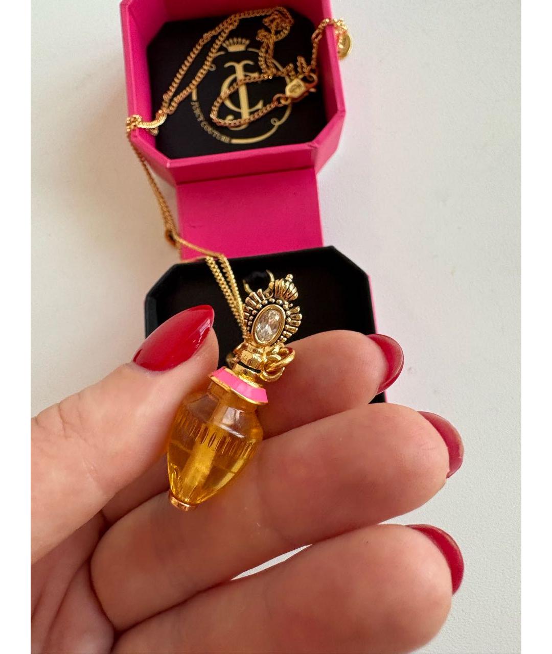 JUICY COUTURE Золотое латунное колье, фото 4