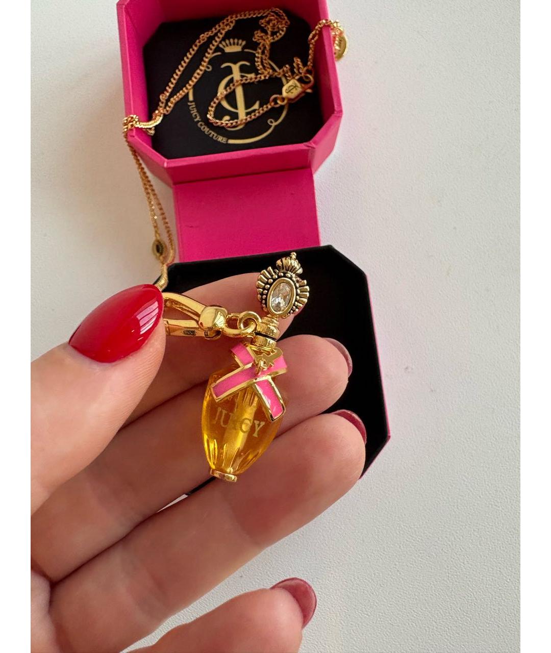 JUICY COUTURE Золотое латунное колье, фото 3