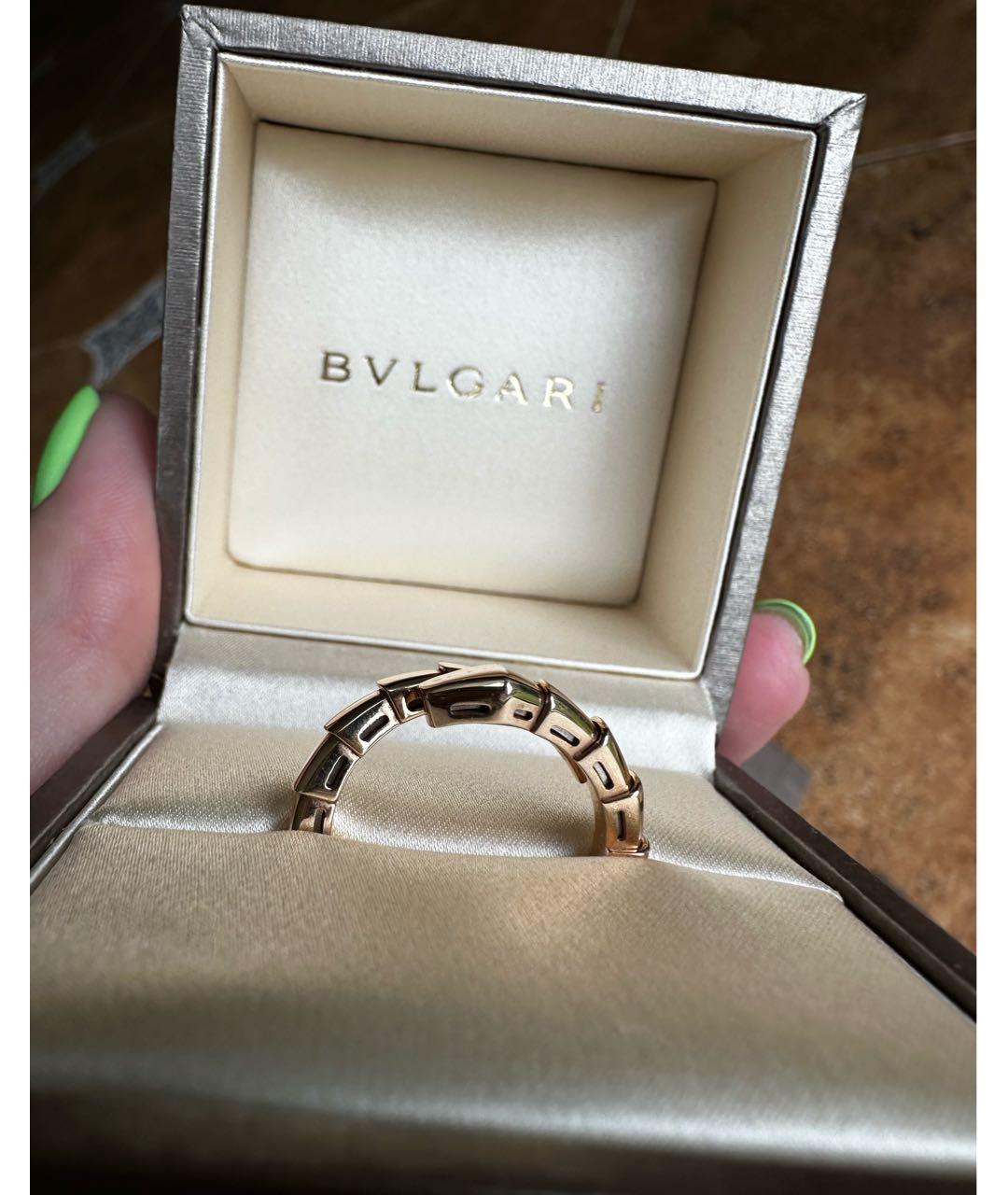 BVLGARI Золотое кольцо из розового золота, фото 7