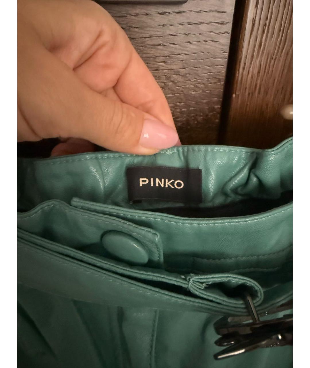 PINKO Бирюзовые шорты, фото 3