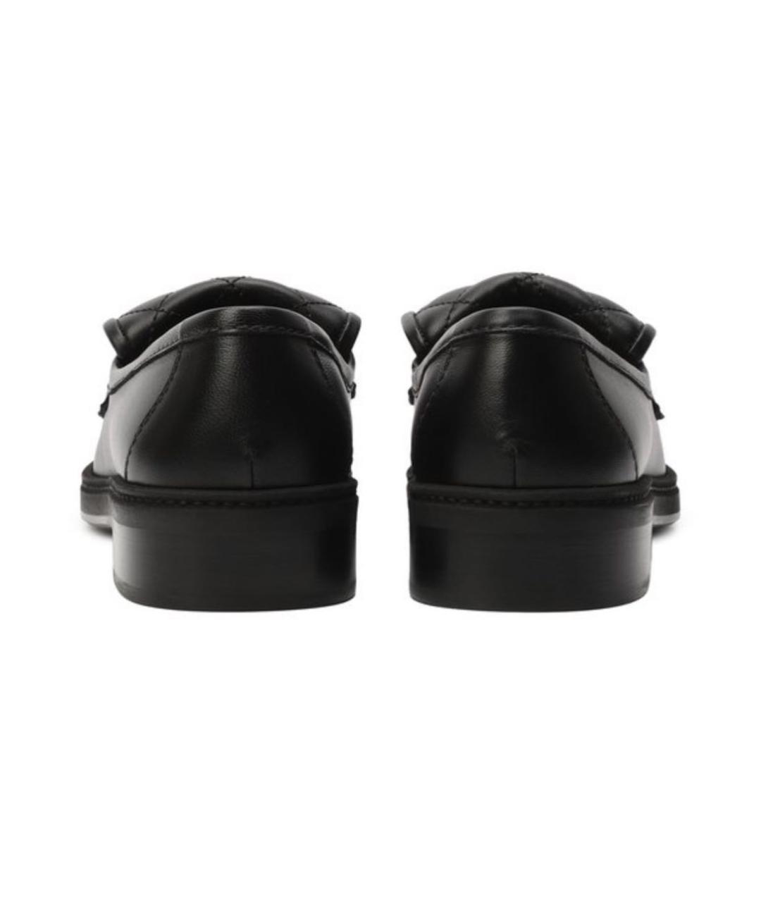 CHANEL Черные кожаные лоферы, фото 3