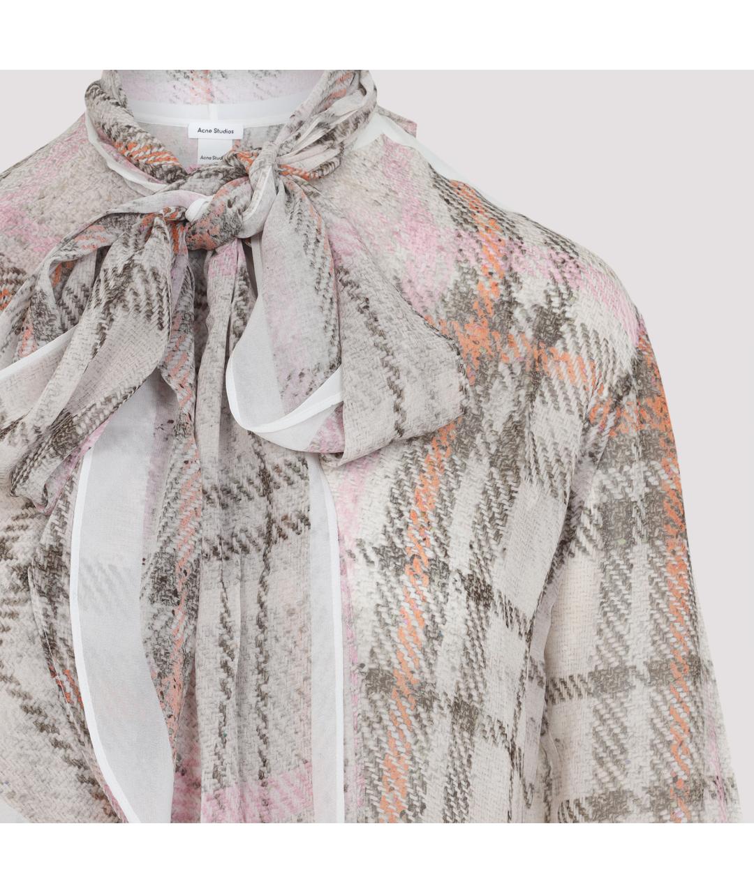 ACNE STUDIOS Мульти шелковая блузы, фото 3