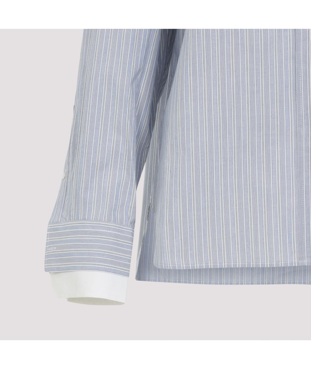 ACNE STUDIOS Голубая хлопковая блузы, фото 3