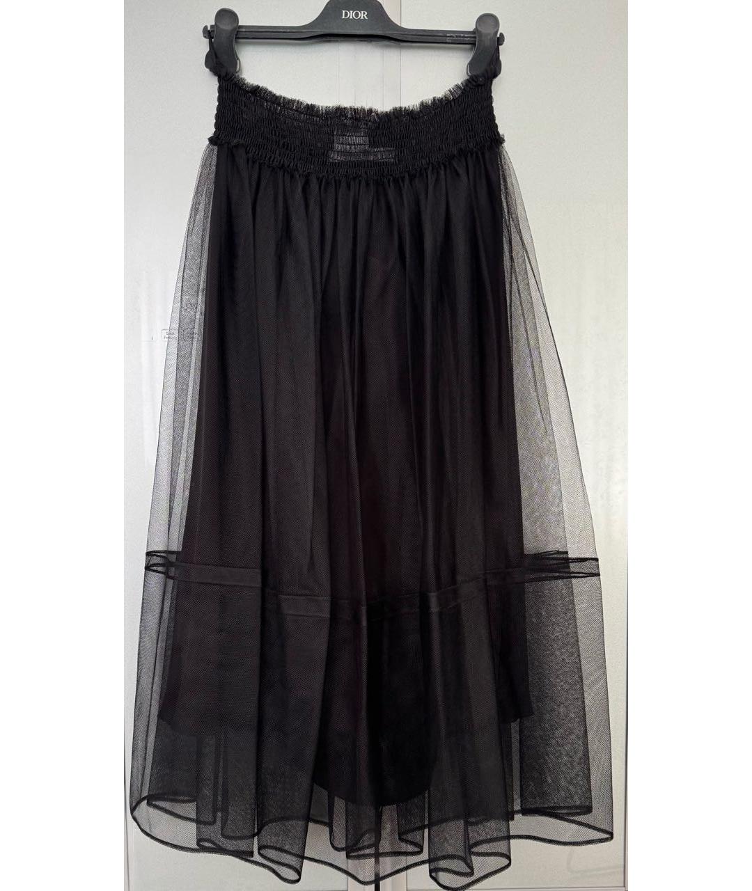 CHRISTIAN DIOR Черная юбка макси, фото 5