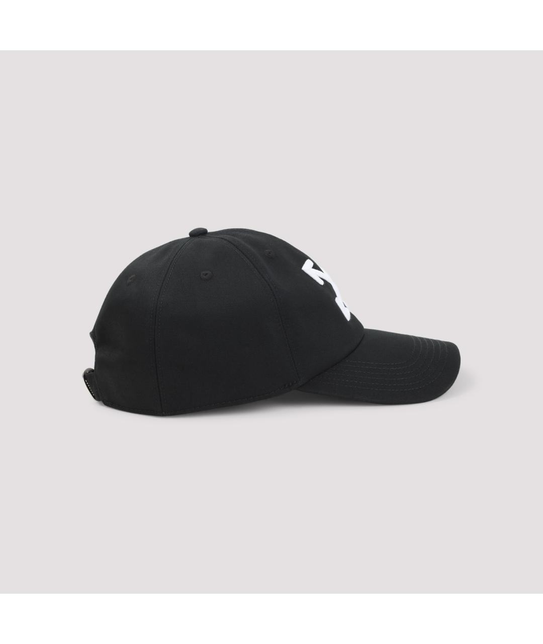 OFF-WHITE Черная хлопковая кепка/бейсболка, фото 2