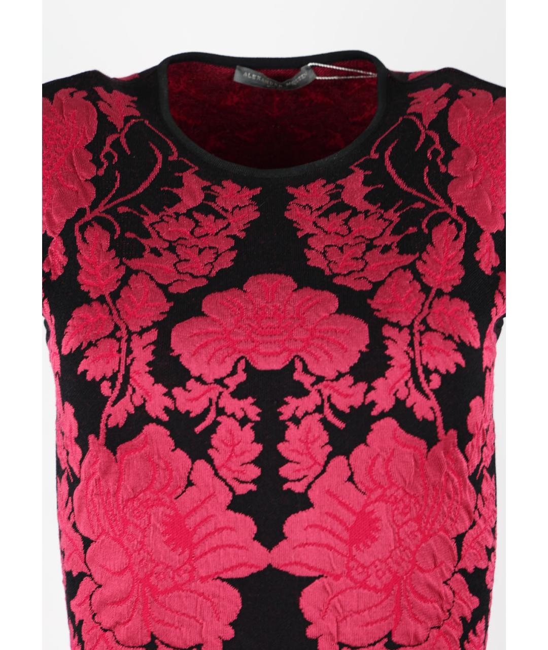 ALEXANDER MCQUEEN Мульти вискозное коктейльное платье, фото 4