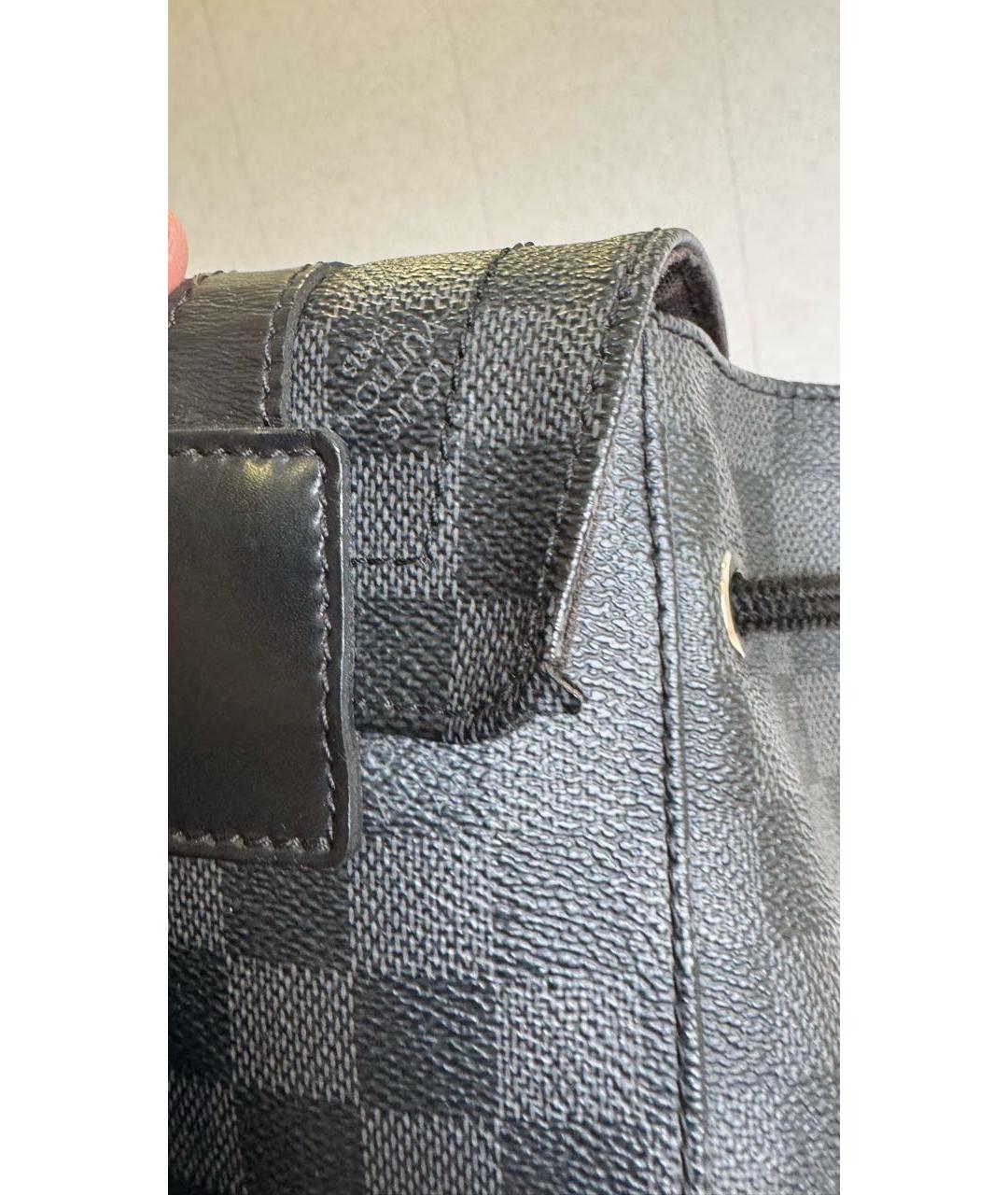 LOUIS VUITTON Черный рюкзак, фото 6