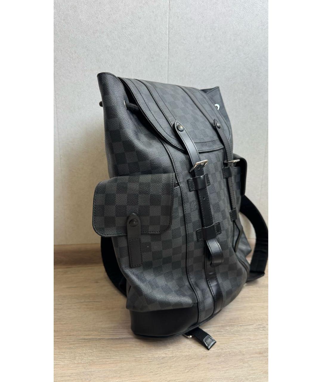 LOUIS VUITTON Черный рюкзак, фото 2