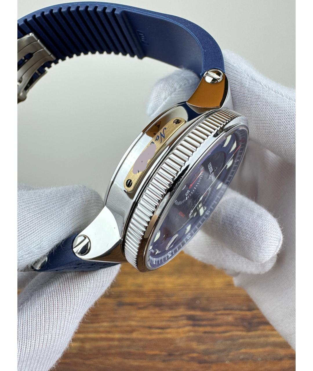 Ulysse Nardin Темно-синие часы, фото 6