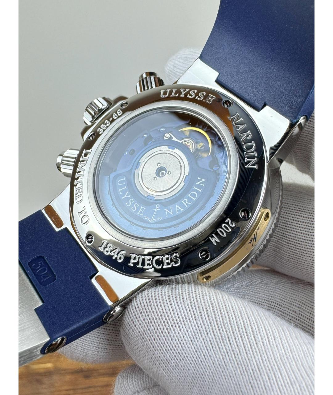 Ulysse Nardin Темно-синие часы, фото 8