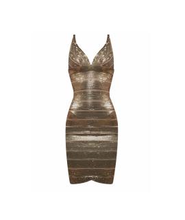 HERVE LEGER Коктейльное платье