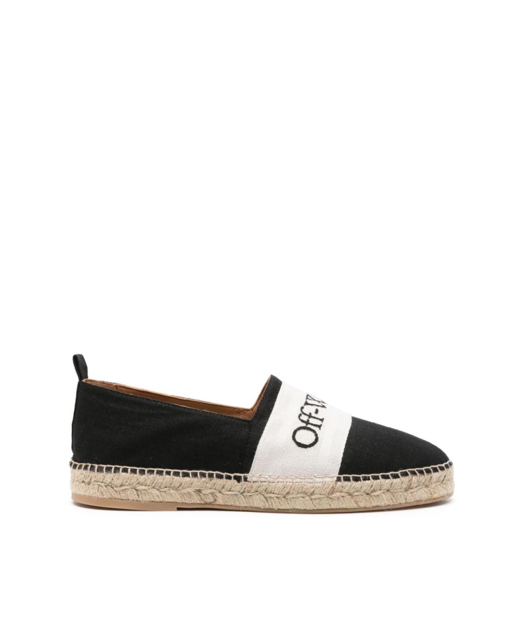 OFF-WHITE Черные балетки, фото 1