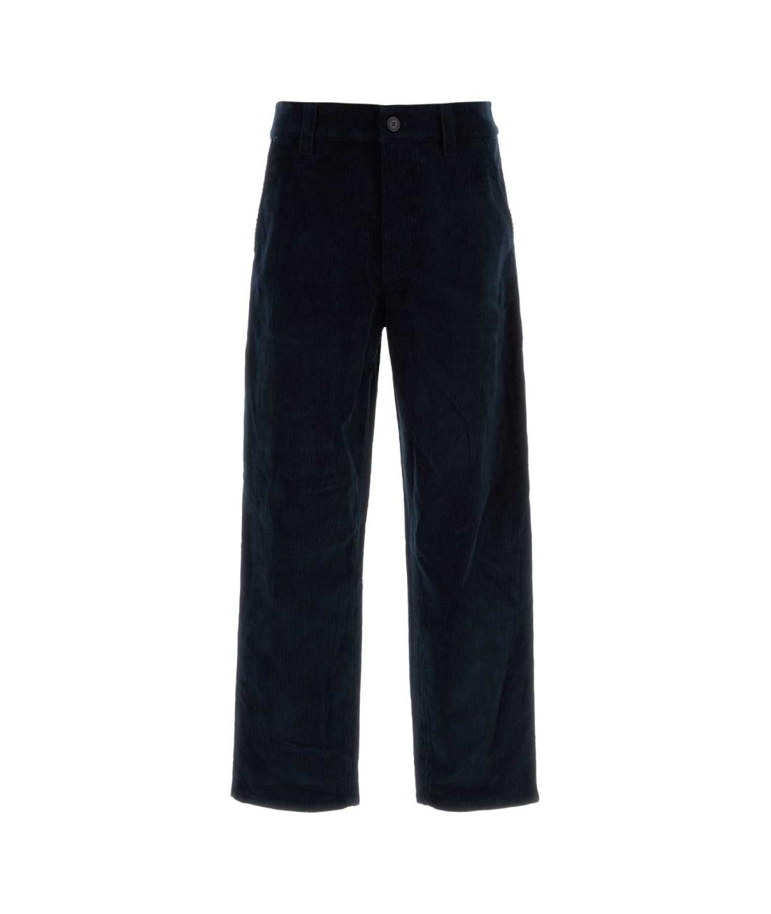 A.P.C. Синие хлопковые повседневные брюки, фото 1