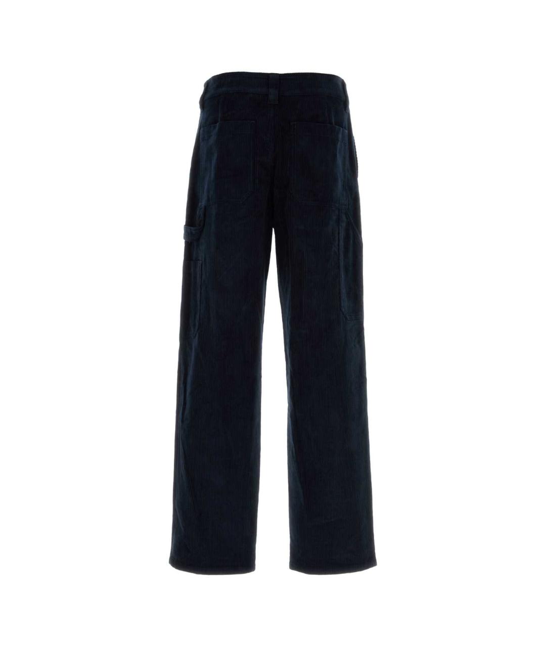 A.P.C. Синие хлопковые повседневные брюки, фото 2