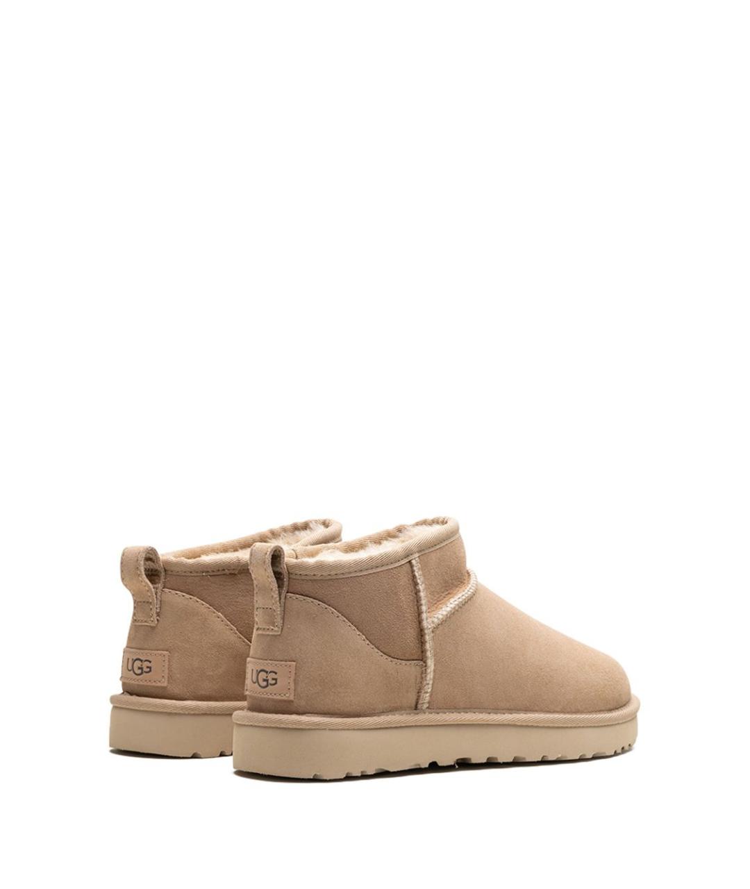 UGG AUSTRALIA Бежевые замшевые ботинки, фото 6