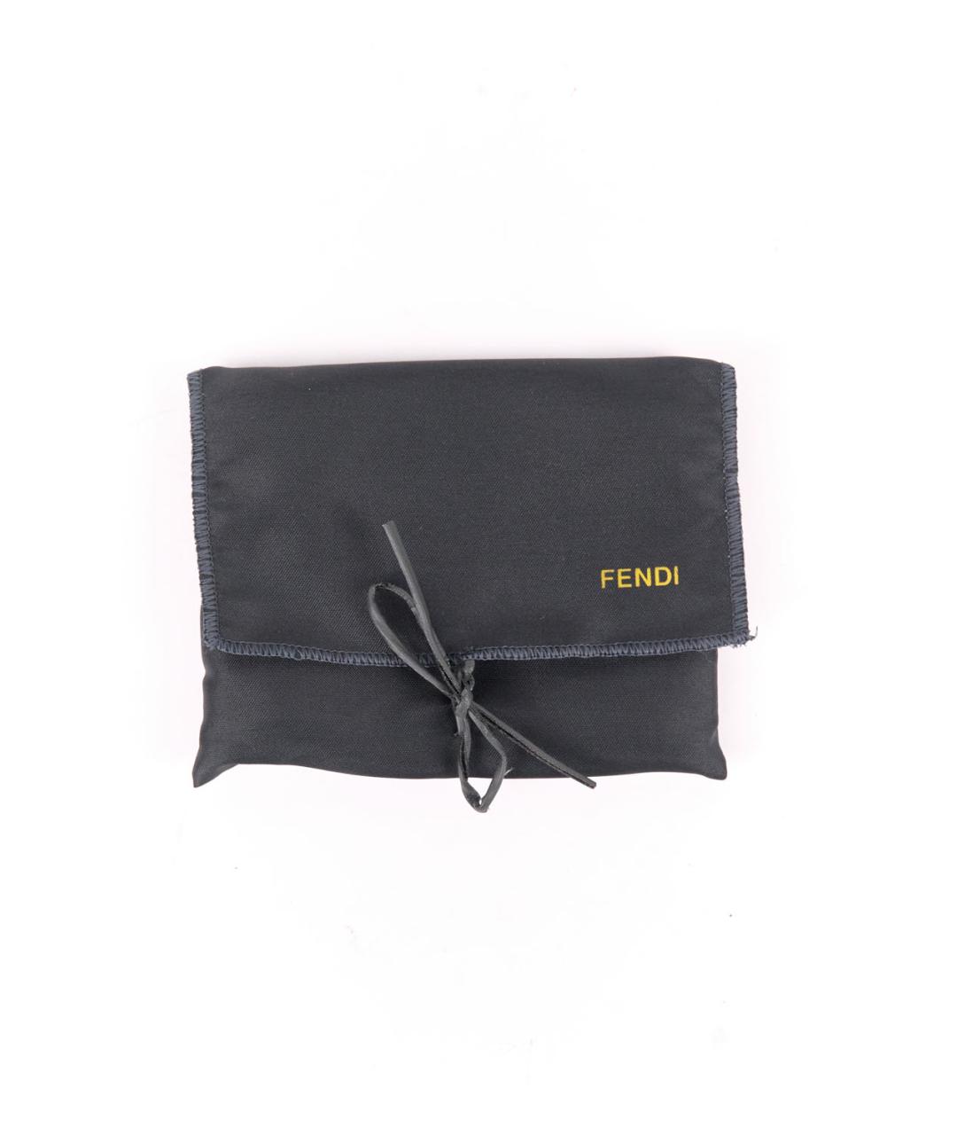 FENDI Коричневый кожаный кошелек, фото 7
