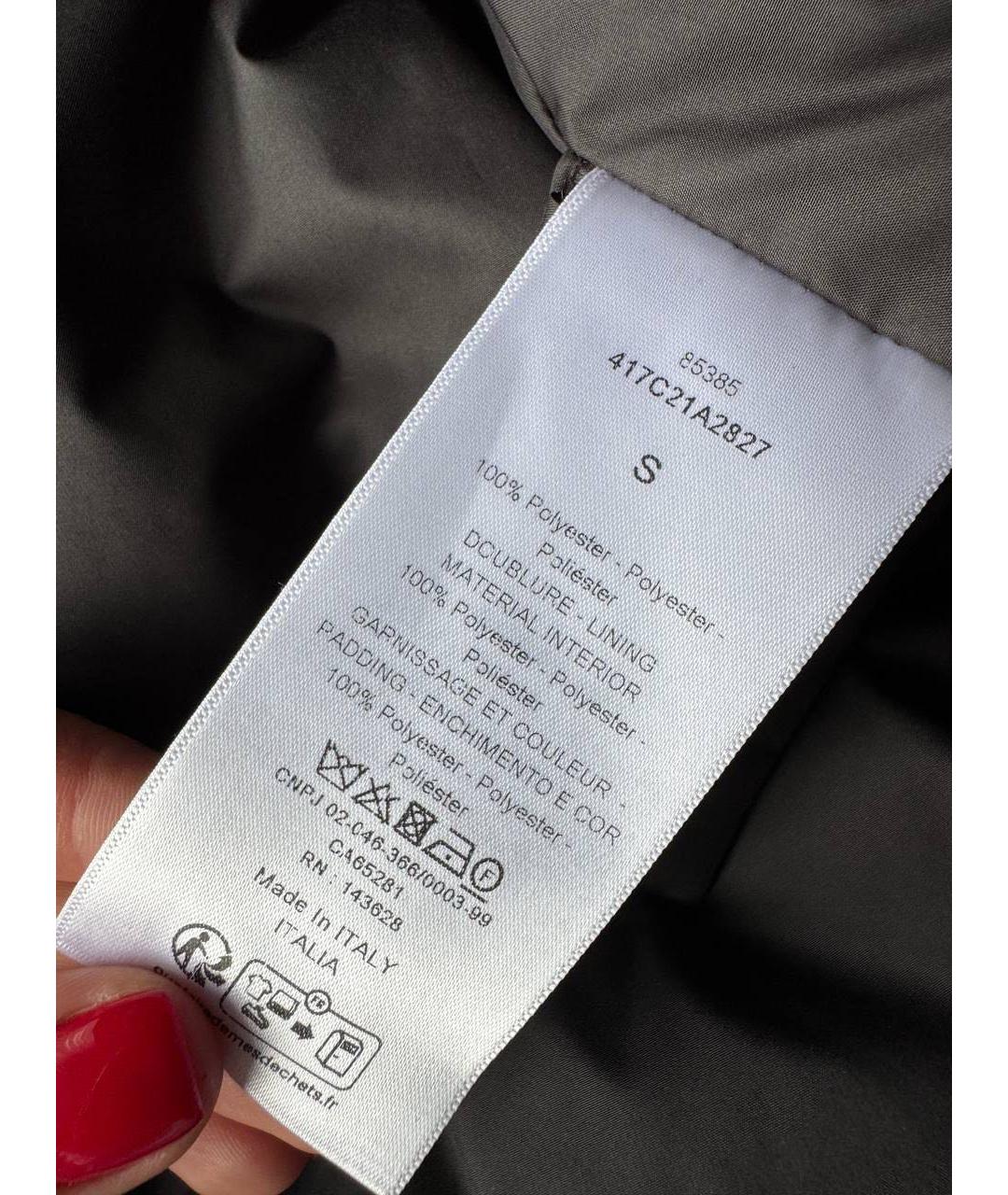 CHRISTIAN DIOR Черная полиэстеровая куртка, фото 4