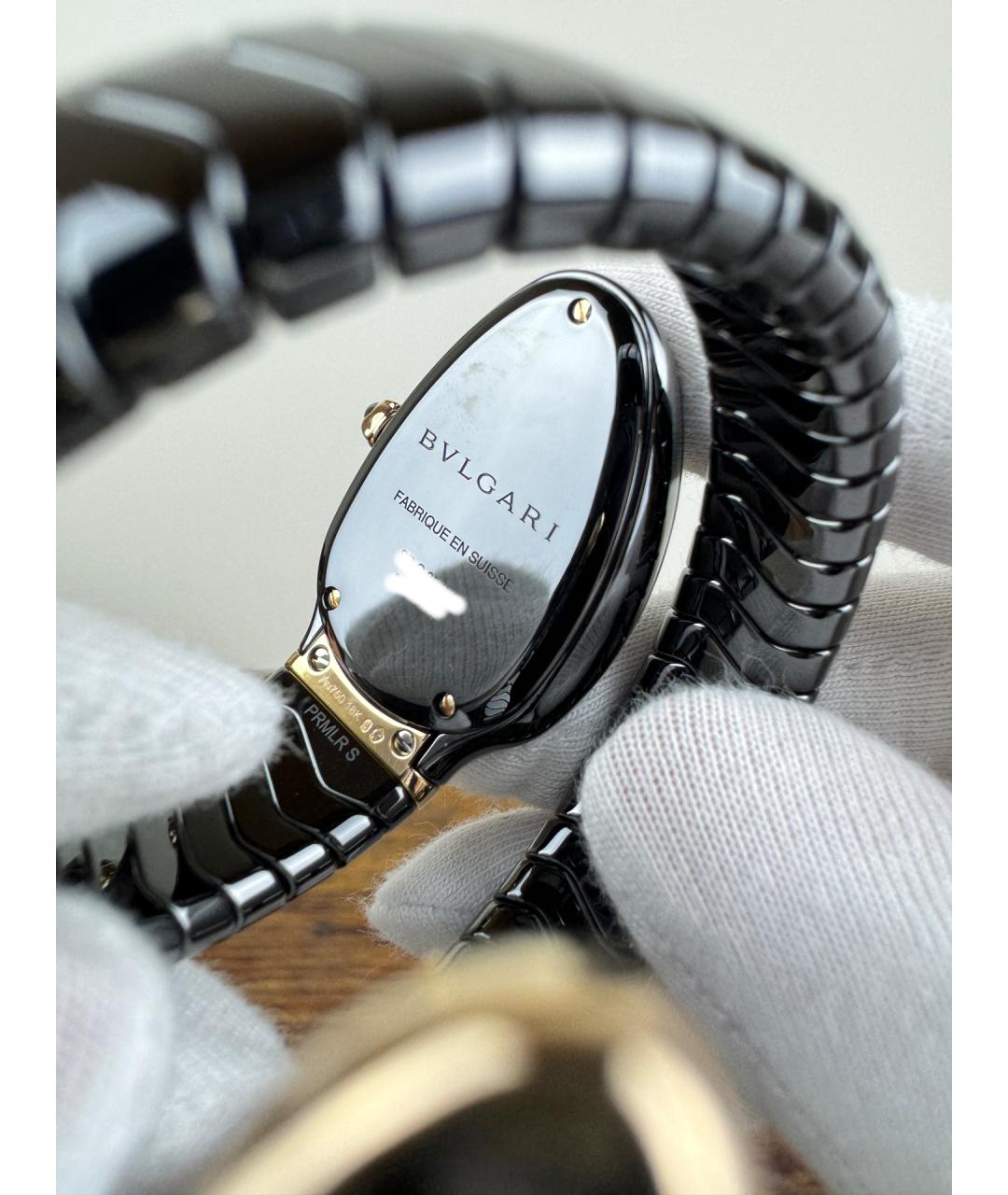BVLGARI Черные керамические часы, фото 7