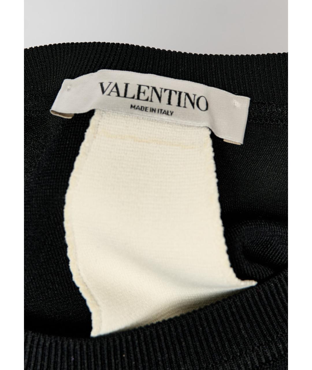 VALENTINO Черный вискозный джемпер / свитер, фото 3