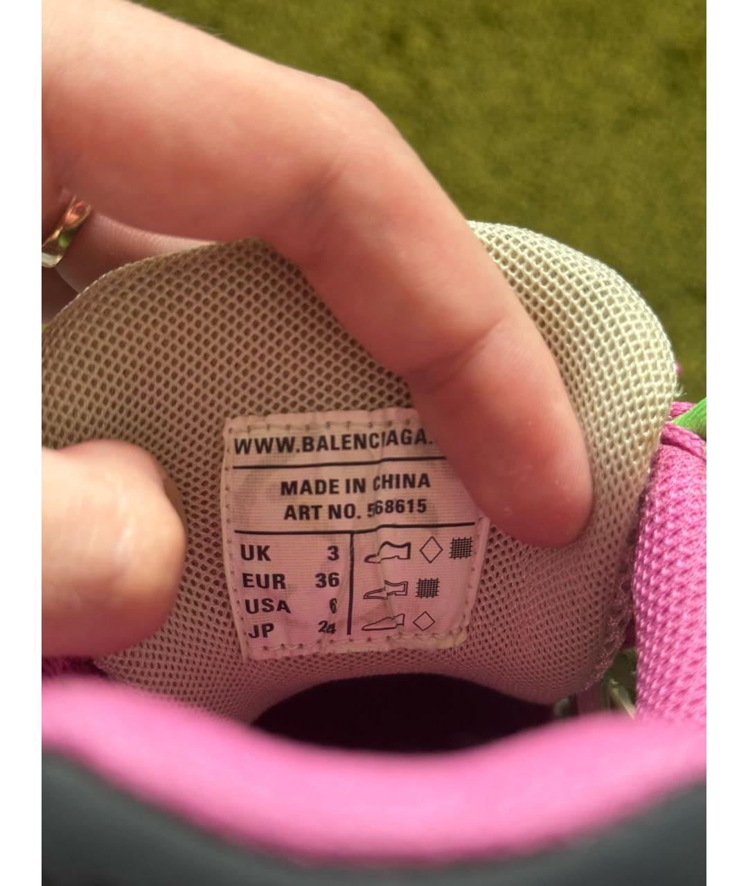 BALENCIAGA Мульти текстильные кроссовки, фото 6