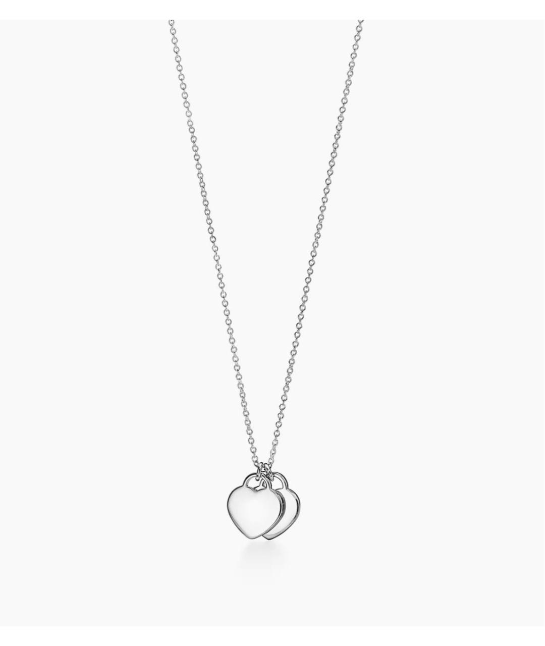 TIFFANY&CO Голубая серебряная подвеска, фото 3