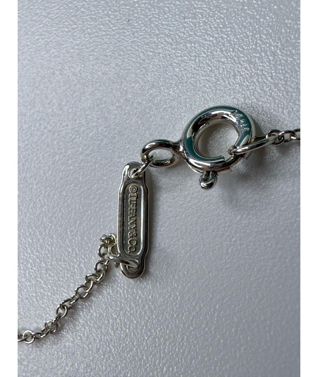 TIFFANY&CO Голубая серебряная подвеска, фото 7