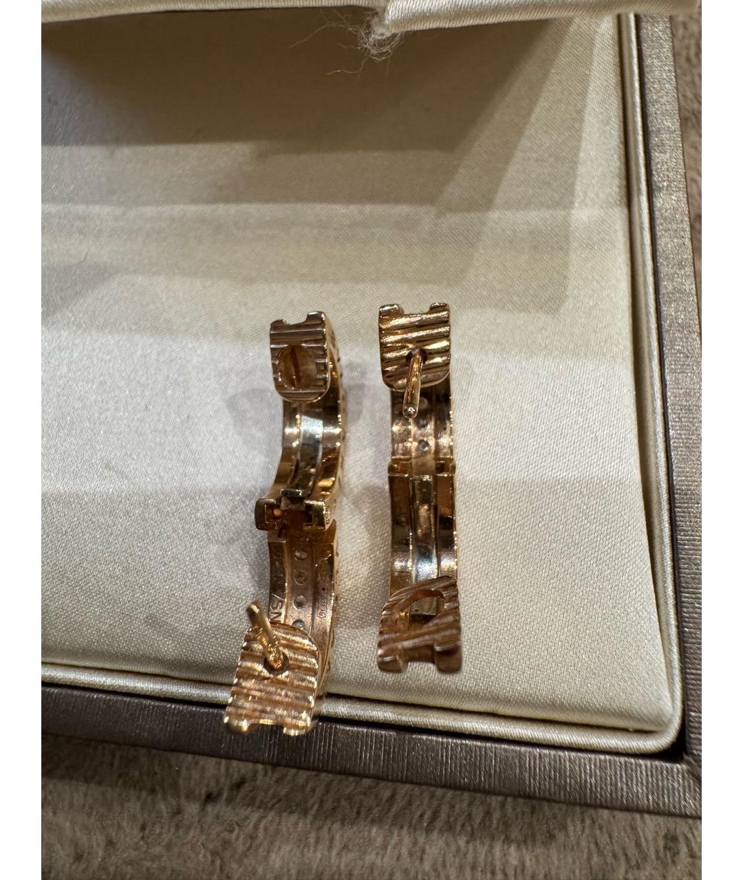 BVLGARI Золотые серьги из розового золота, фото 3