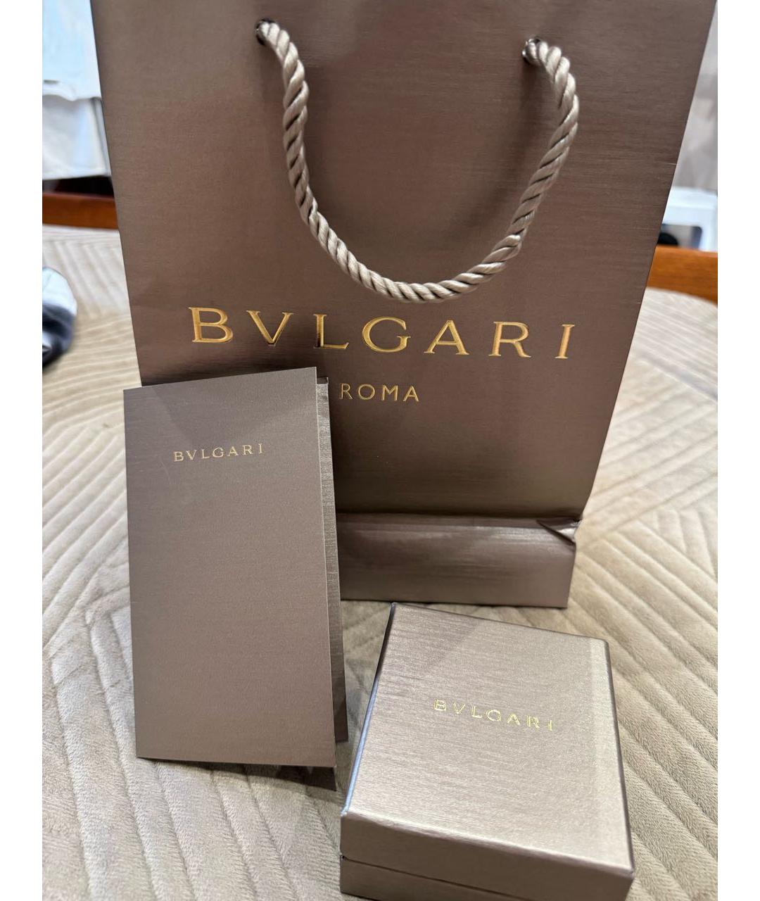 BVLGARI Золотые серьги из розового золота, фото 6